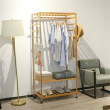 Load image into Gallery viewer, Closet Organizer Garment Rack Clothes Hanger Home Shelf Heavy Duty Furniture