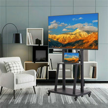 Load image into Gallery viewer, Heavy Duty TV Stand Wheels TV Bracket Rolling Floor Television Mount for 32"-80"