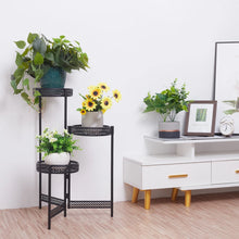 Load image into Gallery viewer, 3/4-Tier Heavy Duty Plant Stand Flower Pot Holder Garden Modern Indoor Outdoor