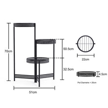Load image into Gallery viewer, 3/4-Tier Heavy Duty Plant Stand Flower Pot Holder Garden Modern Indoor Outdoor
