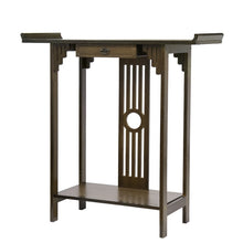Load image into Gallery viewer, Rustic Narrow Console Table Slim Sofa Table with Storage Drawers Foyer Table