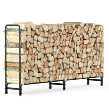 Load image into Gallery viewer, Large Thick Outdoor Firewood Racks Steel Wood Indoor Storage Log Rack Holder New