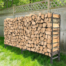 Load image into Gallery viewer, Large Thick Outdoor Firewood Racks Steel Wood Indoor Storage Log Rack Holder New