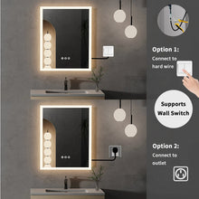 Load image into Gallery viewer, 16"x20" Led Lighted Bathroom Mirror Dimmable Wall Vanity Mirror Backlit