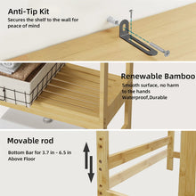 Load image into Gallery viewer, Over The Toilet Storage Cabinet Tall Bathroom Cabinet Organizer with Cupboard