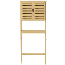 Load image into Gallery viewer, Over The Toilet Storage Cabinet Tall Bathroom Cabinet Organizer with Cupboard
