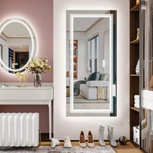 Load image into Gallery viewer, 24x48 LED Bathroom Mirror with Lights Front Backlit LED Mirror 3 Colors Memory