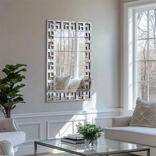 Load image into Gallery viewer, 48x28" Art Decorative Wall Accent Mirror Grecian Venetian Design Large Rectangle