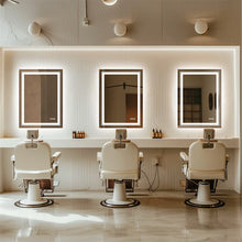 Load image into Gallery viewer, 20x28 inch LED Lighted Bathroom Wall Mounted Mirror with High Lumen Anti-Fog