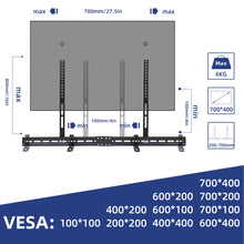 Load image into Gallery viewer, Thick Universal Soundbar Mount Sound Bar TV Bracket for Soundbar Large VESA