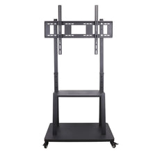 Load image into Gallery viewer, TV Mobile Flat-Panel Floor Stand Cart Height Adjustable LCD- 32’’- 100’’ Monitor