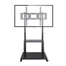 Load image into Gallery viewer, TV Mobile Flat-Panel Floor Stand Cart Height Adjustable LCD- 32’’- 100’’ Monitor