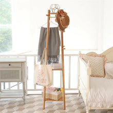 Load image into Gallery viewer, Coat Rack Enterway Clothes Stand 3 Tier Storage Shelves Hall Trees with 8 Hooks