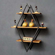 Load image into Gallery viewer, 3 Tier Wall Floating Ledge Shelves Wall Decor Storage Shelf Booke Display Rack