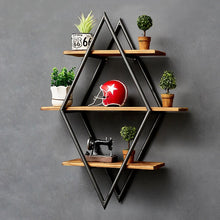 Load image into Gallery viewer, 3 Tier Wall Floating Ledge Shelves Wall Decor Storage Shelf Booke Display Rack