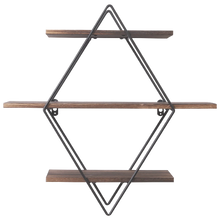 Load image into Gallery viewer, 3 Tier Wall Floating Ledge Shelves Wall Decor Storage Shelf Booke Display Rack