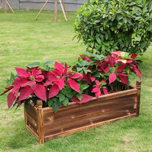 Load image into Gallery viewer, Rectangular Raised Garden Bed Kit Indoor Outdoor Wood Planter Grow Box Vegetable