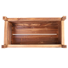Load image into Gallery viewer, Rectangular Raised Garden Bed Kit Indoor Outdoor Wood Planter Grow Box Vegetable