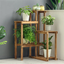 Load image into Gallery viewer, Wooden Plant Stand Shelf Garden Planter Flower Pot Stand Indoor Outdoor Strong