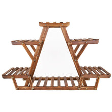 Load image into Gallery viewer, Premium Wood Plant Stand Flower Pot Holder Display Indoor Outdoor Window Room