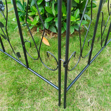 Load image into Gallery viewer, 5 Pack Metal Garden Fence Border 32” X 24” Heavy Duty Tall Outdoor Animal Barrie
