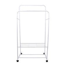 Load image into Gallery viewer, Closet Organizer Metal Garment Rack Portable Clothes Hanger Storage Shoes Rack