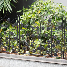 Load image into Gallery viewer, 5X Decorative Garden Fence Outdoor Coated Metal RustProof Land Animal Barrier