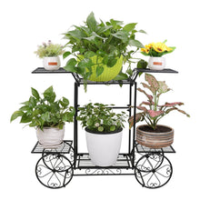Load image into Gallery viewer, Garden Cart Stand Plant Metal Iron Flower Pot Holder 6 Tiers Parisian Style