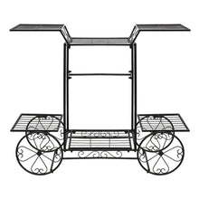 Load image into Gallery viewer, Garden Cart Stand Plant Metal Iron Flower Pot Holder 6 Tiers Parisian Style