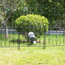 Load image into Gallery viewer, 5 Pack Tall Garden Fencing Rustproof Border Fence Edging Heavy Duty Metal Panels
