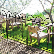 Load image into Gallery viewer, 5 Pack Tall Garden Fencing Rustproof Border Fence Edging Heavy Duty Metal Panels
