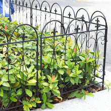 Load image into Gallery viewer, 5 Pack Tall Garden Fencing Rustproof Border Fence Edging Heavy Duty Metal Panels
