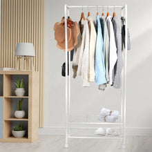Load image into Gallery viewer, Heavy Duty Clothes Rail Storage Rack Garment Closet Organizer Shelves on Wheels
