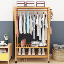 Load image into Gallery viewer, Closet Organizer Garment Rack Clothes Hanger Home Shelf Heavy Duty Furniture

