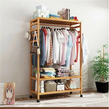 Load image into Gallery viewer, Closet Organizer Garment Rack Clothes Hanger Home Shelf Heavy Duty Furniture
