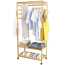 Load image into Gallery viewer, Closet Organizer Garment Rack Clothes Hanger Home Shelf Heavy Duty Furniture
