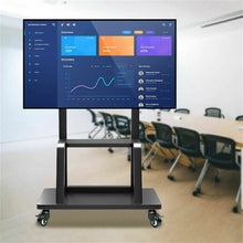 Load image into Gallery viewer, Heavy Duty TV Stand Wheels TV Bracket Rolling Floor Television Mount for 32"-80"
