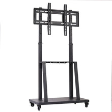 Load image into Gallery viewer, Heavy Duty TV Stand Wheels TV Bracket Rolling Floor Television Mount for 32"-80"
