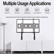 Load image into Gallery viewer, Free Standing Floor TV Stand Portable TV Mount Height Adjust 32"-100" No Drill
