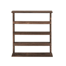 Load image into Gallery viewer, Vintage Wooden 4-Tier Spice Rack Wall Hanging Shelf Kitchen Storage Jars Stand
