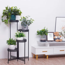 Load image into Gallery viewer, 3/4-Tier Heavy Duty Plant Stand Flower Pot Holder Garden Modern Indoor Outdoor
