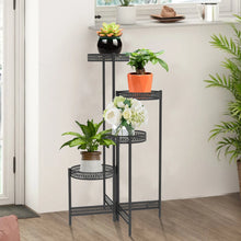 Load image into Gallery viewer, 3/4-Tier Heavy Duty Plant Stand Flower Pot Holder Garden Modern Indoor Outdoor
