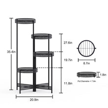 Load image into Gallery viewer, 3/4-Tier Heavy Duty Plant Stand Flower Pot Holder Garden Modern Indoor Outdoor
