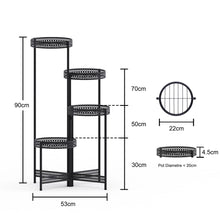 Load image into Gallery viewer, 3/4-Tier Heavy Duty Plant Stand Flower Pot Holder Garden Modern Indoor Outdoor
