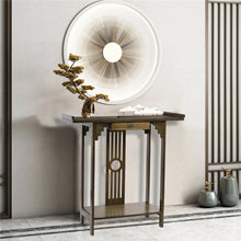 Load image into Gallery viewer, Rustic Narrow Console Table Slim Sofa Table with Storage Drawers Foyer Table
