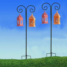 Load image into Gallery viewer, 2X 95inch Heavy Duty Shepherd Hook Bird Feeder Pole Garden Hanging Plant Wedding
