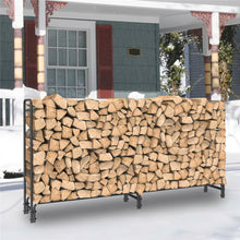 Load image into Gallery viewer, Large Thick Outdoor Firewood Racks Steel Wood Indoor Storage Log Rack Holder New
