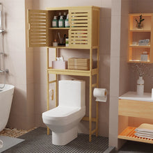 Load image into Gallery viewer, Over The Toilet Storage Cabinet Tall Bathroom Cabinet Organizer with Cupboard
