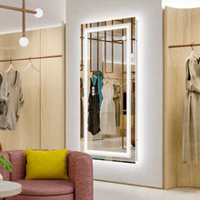Load image into Gallery viewer, 24x48 LED Bathroom Mirror with Lights Front Backlit LED Mirror 3 Colors Memory
