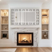 Load image into Gallery viewer, 48x28" Art Decorative Wall Accent Mirror Grecian Venetian Design Large Rectangle
